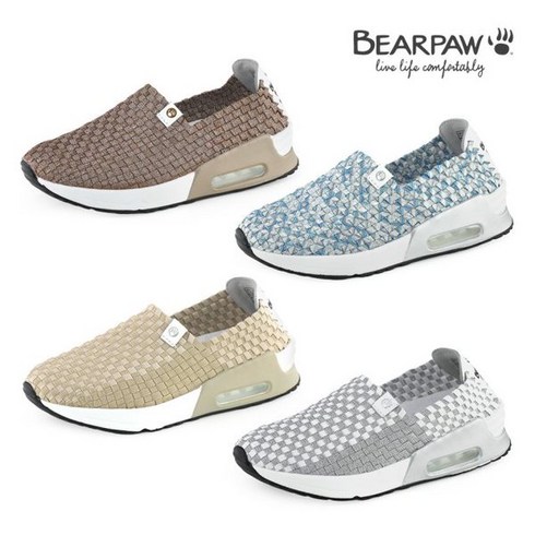 베어파우(BEARPAW) CRYSTAL WOVEN 우븐 슈즈 K0128OA-W 4종