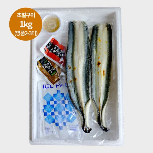 맑은계곡 풍천 민물장어 100g x 10팩  특제소스 4봉 - [전남]HACCP 홍삼먹은 자포니카 민물장어1kg(손질/초벌), 초벌구이, 1개