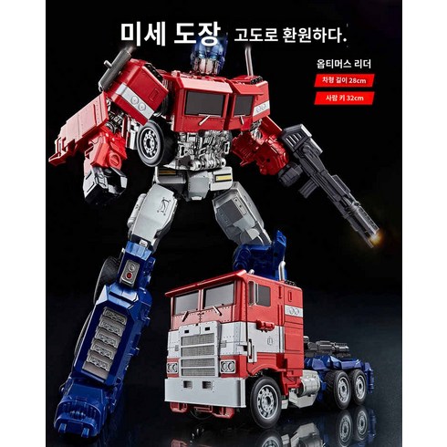 변신로봇 옵티머스프라임 트랜스포머, 옵티머스 리더(부분합금|높이 약 32cm|무기포함)