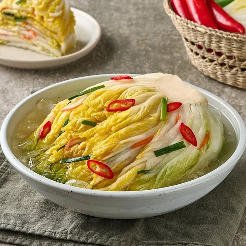 청송주왕산김치 맛있는 백김치, 5kg, 1개