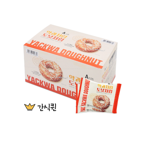 [푸드원스토어] 약과처럼 도넛처럼 60g, 48개