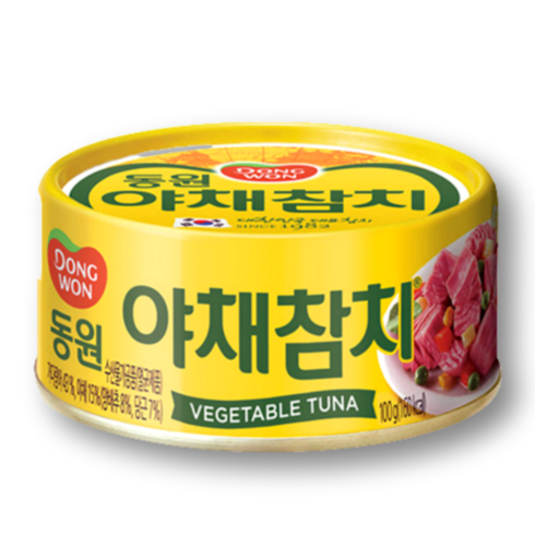 동원 야채참치 통조림, 100g, 10개