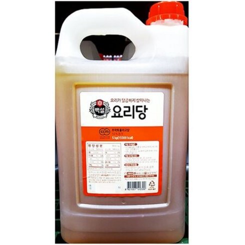 [금주베스트] 요리당 백설 5kg 물엿 업소용 식당용 식자재 식당_5221ch, 상세페이지 참조