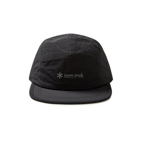 스노우피크 어패럴 SNOWPEAK APPAREL S23MUFCC71 나일론 라이트 캠프캡 Black