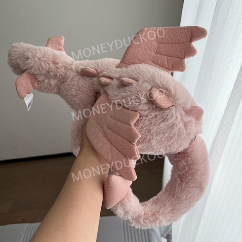 젤리캣 핑크 드래곤 용 아기 봉제 인형 수면 애착 국민 50cm