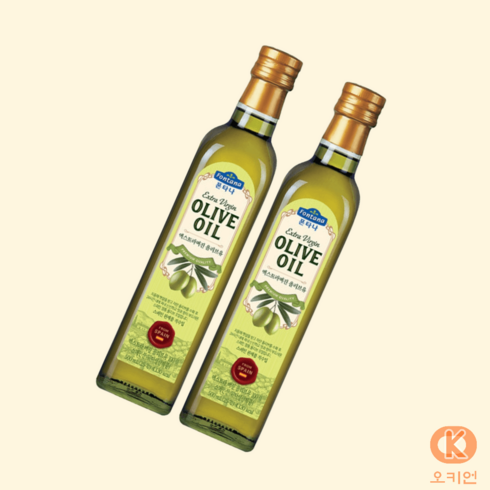 폰타나 엑스트라버진 올리브유, 500ml, 2개