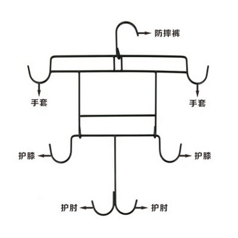 하키쇼핑 - 아이스하키 장비 옷걸이 하키공 하키채 건조대, 보여진 바와 같이, 상세페이지 참조, 상세페이지 참조