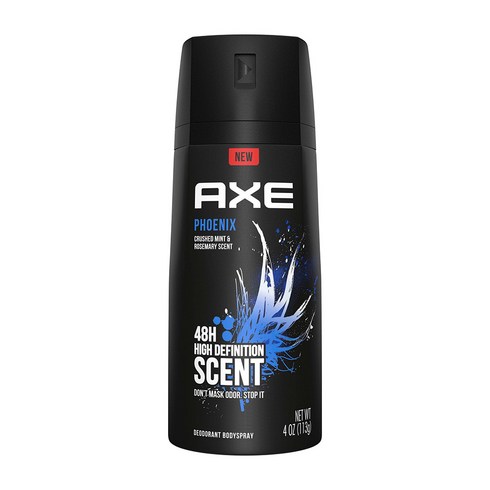 Axe 피닉스 데오도란트 바디 스프레이 크러쉬 민트 앤 로즈마리 향, 113g, 1개