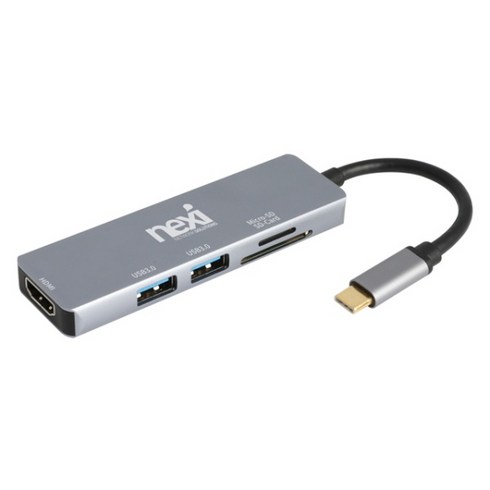 넥시 NX-U31M5 C타입 USB 멀티(HDMI/USB/SD)허브 / NX1119