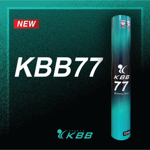 보본셔틀콕 - KBB 77 거위털셔틀콕 12입, 1개, 12개입