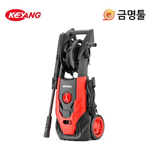 계양 KHC-140B 고압세척기 1800W 140바 KHC-130B후속 고압호스 5M 세차 물청소 외벽청소 실외기청소, 1개