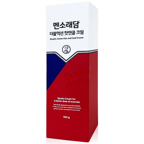 멘소래담 더블액션 핫앤쿨 크림, 100g, 2개