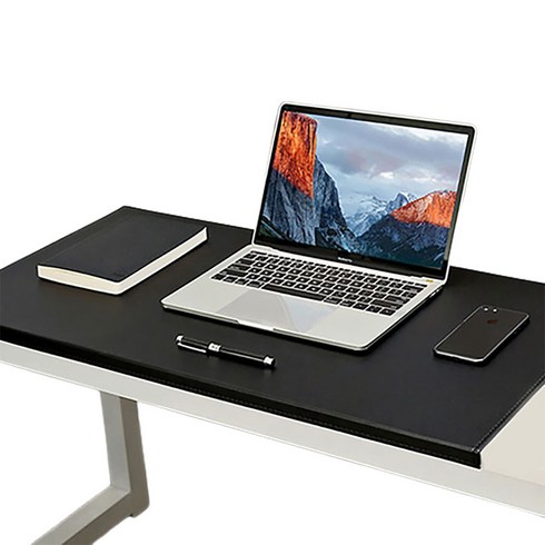 2023년 가성비 최고 데스크매트 - 엣지 데스크매트 마우스패드 책상매트, 블랙