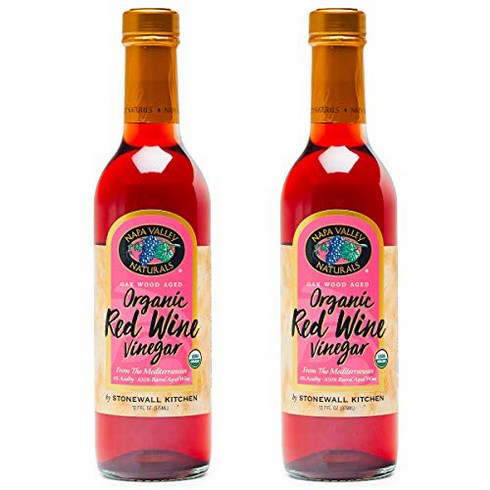 Napa Valley Naturals Organic Red Wine Vinegar 12.7 Ounce (2-Pack), 1개