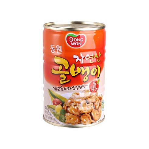 동원자연산골뱅이400g - 동원 자연산 골뱅이, 400g, 24개