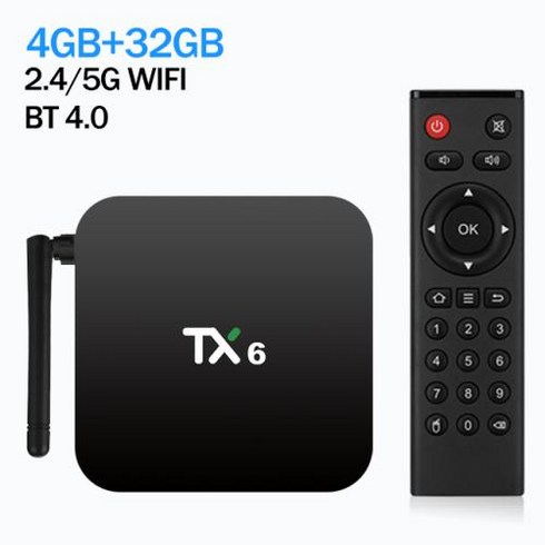 듀얼픽스플러스 - 오리지널 Tanix 스마트 TV 박스 올위너 H616 안드로이드 10 2.4G 5G 와이파이 BT 울트라 HD 듀얼 안테나 TV 프리픽스 H.265 VS X96 Plus X98 T, 2) 미국 플러그 - 4G 32G