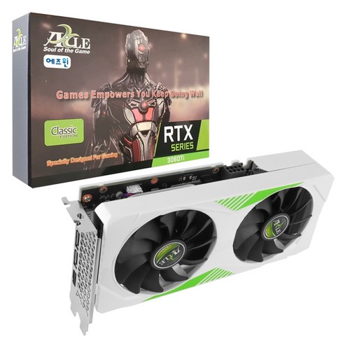 액슬 액슬 지포스 RTX 3060 Ti D6 8GB White 에즈윈
