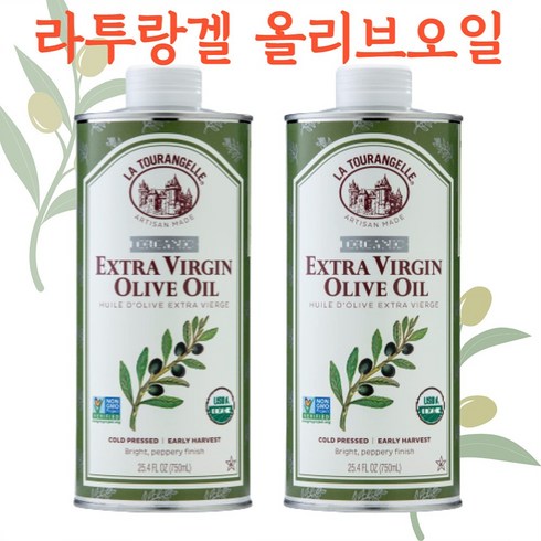 [2개묶음] 라투랑겔 엑스트라 버진 올리브 오일 750ml, 2개