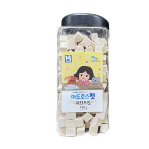 마도로스펫 치킨트릿 160g 동결건조간식트릿 1개