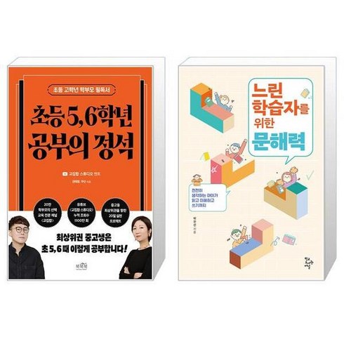 초등 5 6학년 공부의 정석 + 느린 학습자를 위한 문해력 (마스크제공)