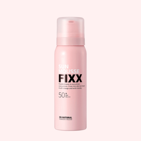 쏘내추럴 초밀착 픽싱 글로이 무스 선크림 75ml 1개