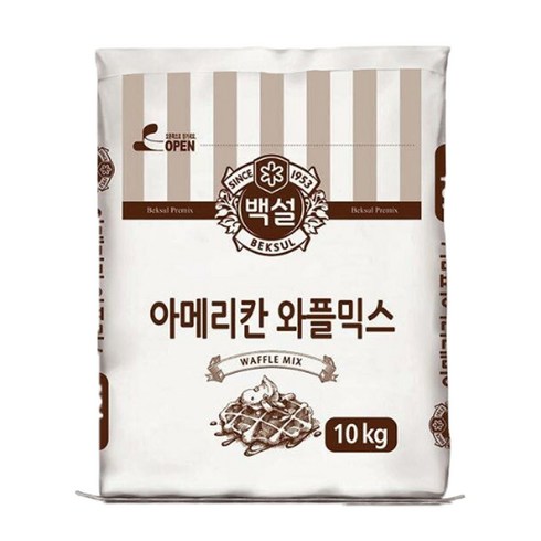 백설와플믹스 - 백설 아메리칸 와플믹스 10kg, 1개