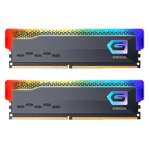 게일 DDR4 3600 CL18 ORION RGB 8GB 데스크탑용 GAOSR416GB3600C18BDC 2p, GAOSR416GB3600C18BDC(Gray)