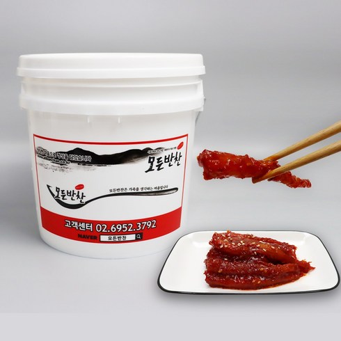 아삭아삭 더덕무침 100g  10팩 - [모든반찬] 더덕무침(국내가공), 1개, 10kg