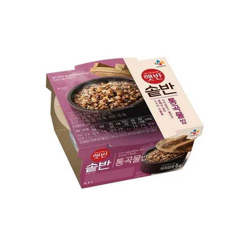 햇반 솥반 통곡물밥, 200g, 18개