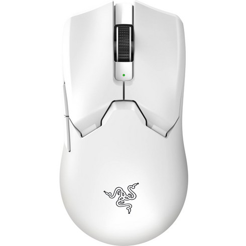 Razer Viper V2 Pro (White Edition) 게이밍 마우스 초경량 59g Focus Pro 30K 옵티컬 센서 30000 DPI 고속 무선 광학 마우스 스위치 6 버튼 최대 80시간 사용 가능 그립 테이프 동봉 [일본 정규 대리점 보증품]