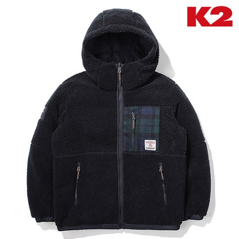 2023년 가성비 최고 k2비숑 - [K2] 케이투 남여공용 리버시블 다운 플리스 비숑(BICHON) TWEED 다운 KUW22571-Z1 (블랙)