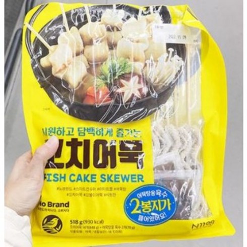 노브랜드 꼬치어묵 - 노브랜드 꼬치어묵518g, 아이스보냉백포장, 2개, 518g