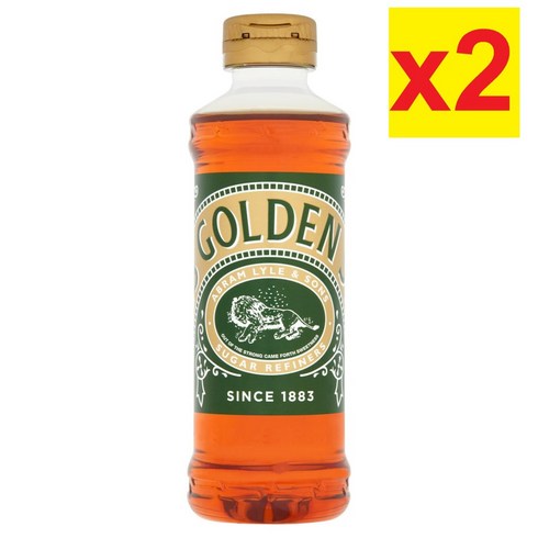 [영국발송] 700g 2병 라일스 골든 시럽 Lyles Golden Syrup, 2개