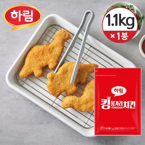 [냉동] 하림 킹용가리치킨 1.1kg, 1개