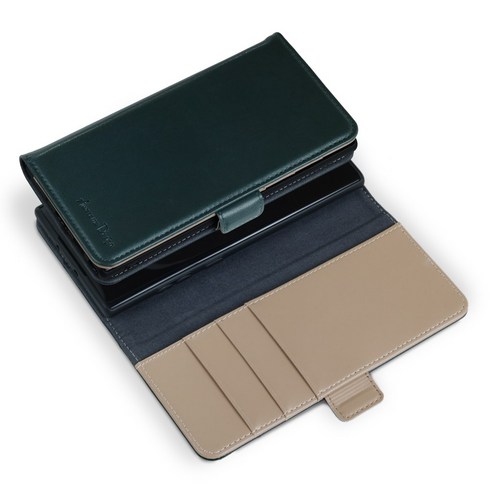 어썸디자인 수제 천연소가죽 프랑 지갑 케이스