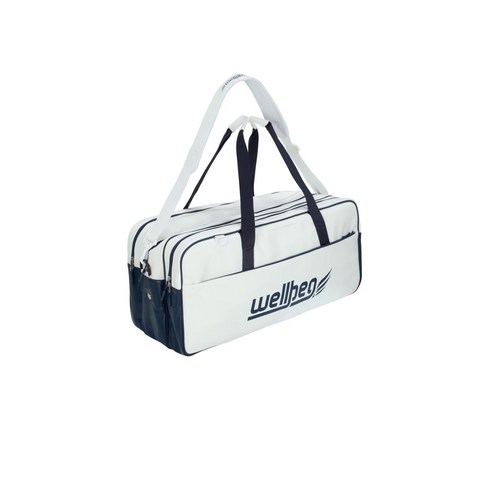 웰벡 3단 가방 2023 FW NEW PREMIUM TRIPLE BAG 화이트 네이비 (구매 시 웰벡 양말 사은품증정 1개) FIT_A, 화이트네이비