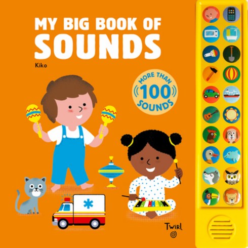 2023년 가성비 최고 mybigbookofsounds - My Big Book of Sounds, Twirl, 9782408012854, Kiko