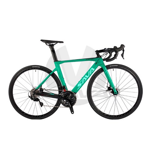 2023년 가성비 최고 사바콜로라도7f - SAVA 카본 로드 자전거 콜로라도 7F R7000(풀 시마노 105), Matte Green+Black(540)