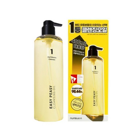 넘버즈인 1번 말끔 순삭 클렌징 오일 대용량 400ml, 1개