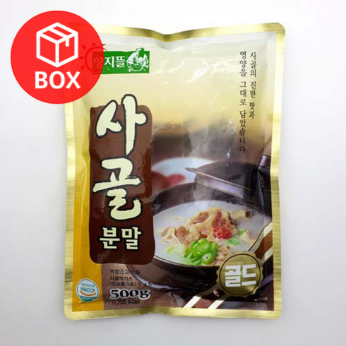 위드잇사골가루 - 양지뜰 사골분말 500g X 10개입 (1박스), 1개