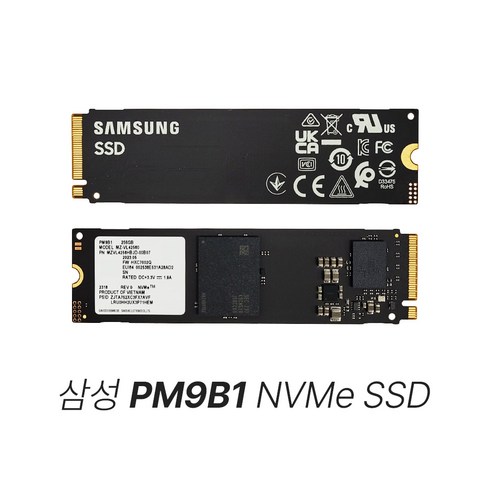 ssd250gb - 삼성전자 PM9B1 NVME M.2 SSD 256GB (미사용 탈거 / 벌크), MZ-VL42560