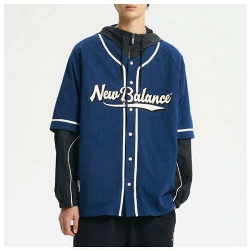 베이스볼저지 - 뉴발란스 뉴발란스반팔티 NQJ NBMDD31313-52 UNI NBSC 베이스볼 저지(Semi-Over Fit)