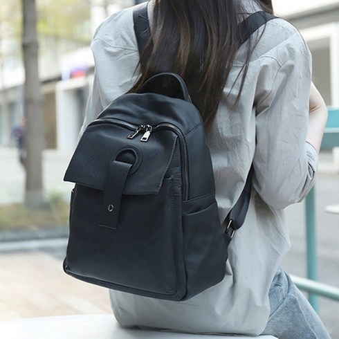 도오빠 로메더 여성 소가죽 백팩 책가방 배낭 고급 천연 가죽 멀티 심플 중년 직장인 수납 캐주얼 여자백팩 데일리 가방