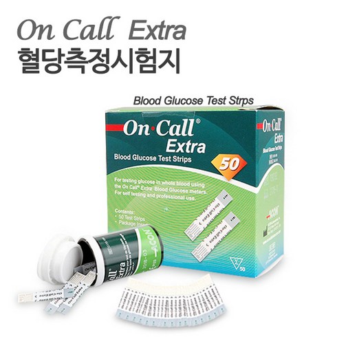 온콜 온콜엑스트라 혈당측정검사지 On-Call (50매*3box) 검사지150매입, 3box, 50매입