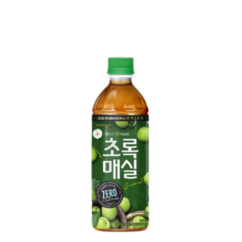 웅진 초록매실 제로 500ml 24개