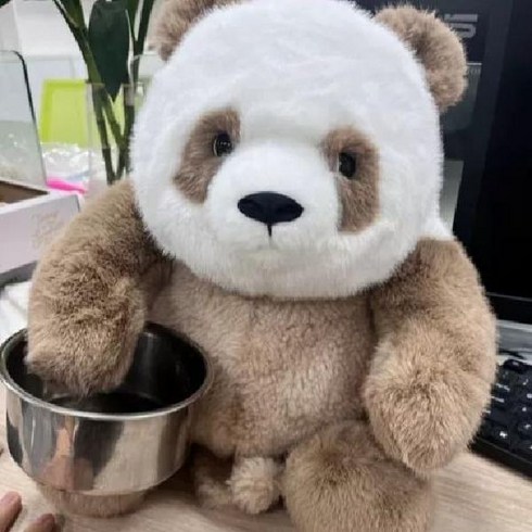 치짜이인형 - 아바오 인형 치짜이 귀뜯긴 판다 인형, 치짜오 인형(뽕알있는 버전), 30cm