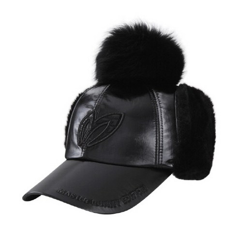 마스터바니 에디션 마스터바니골프 KQF 421B4CP675_BK 블랙 여성 폼폼 에나멜 볼캡, 056, 1개
