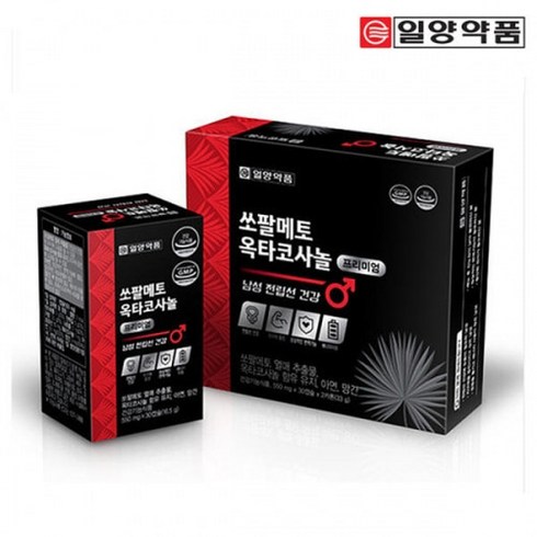 일양약품 쏘팔메토 옥타코사놀 전립선 건강 영양제, 30정, 6개