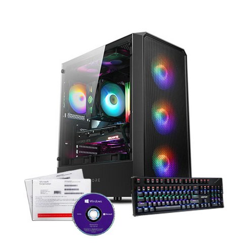 포유컴퓨터 엘더레이크 Gaming 조립PC 블랙 (i5-12400F WIN10 Home RAM 16GB NVMe 500GB RTX3070), 12번