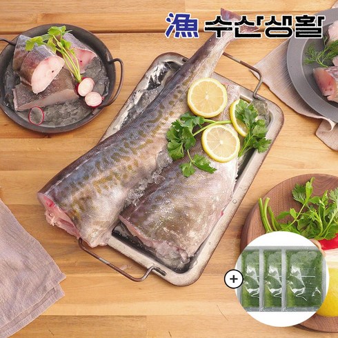 [거제수협] 거제 손질 왕대구 350g x3팩 + 지리탕 초록육수3팩, 3개